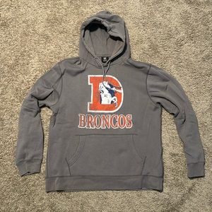 NFL Brand Denver Broncos Throwback Hoodie